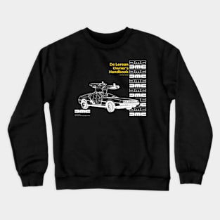 DE LOREAN OWNERS MANUAL - brochure Crewneck Sweatshirt